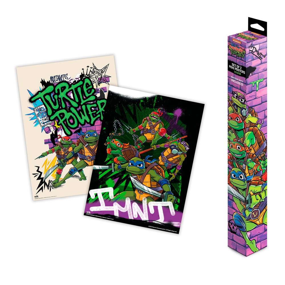 Grupo Erik Teenage Mutant Ninja Turtles Mini poster set - Multicolours